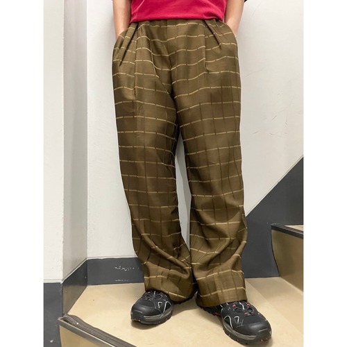 00's Falcone チェックスラックス