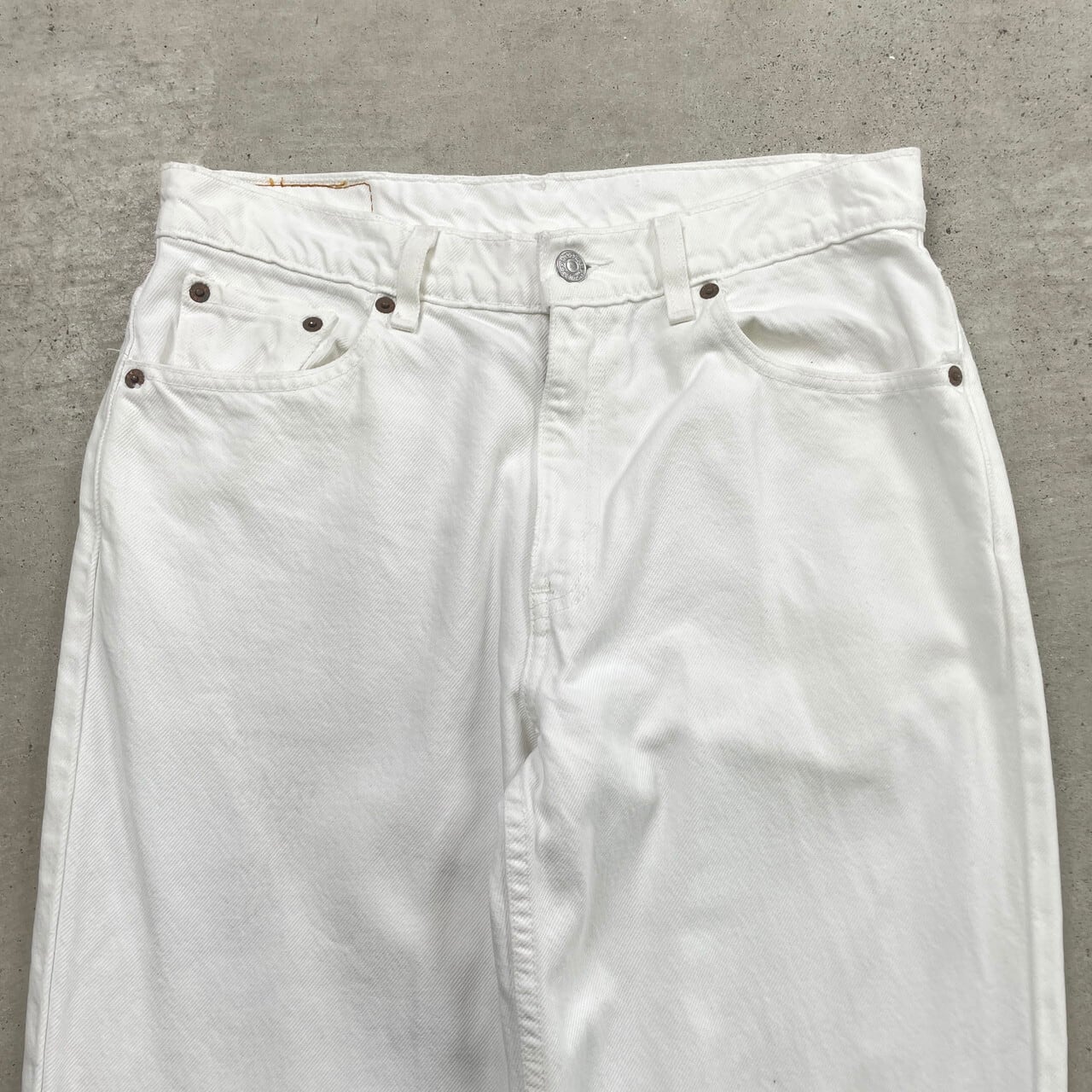 90年代 Levi's リーバイス 512 ホワイトデニムパンツ テーパード