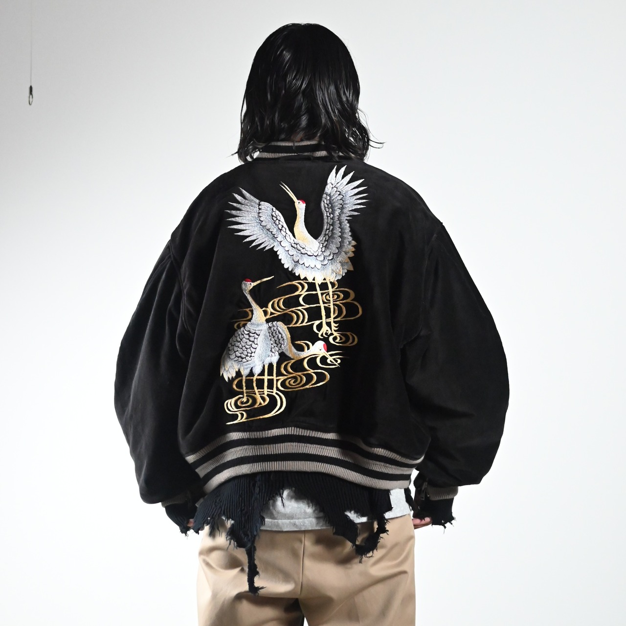 LEH26AW新作Embroidery SKA Reversible Blousonコーディネート