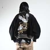 LEH26AW新作Embroidery SKA Reversible Blousonコーディネート