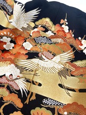 【bomber37】再構築リバーシブルボンバー Kimono×denim MIX BOMBER JACKET