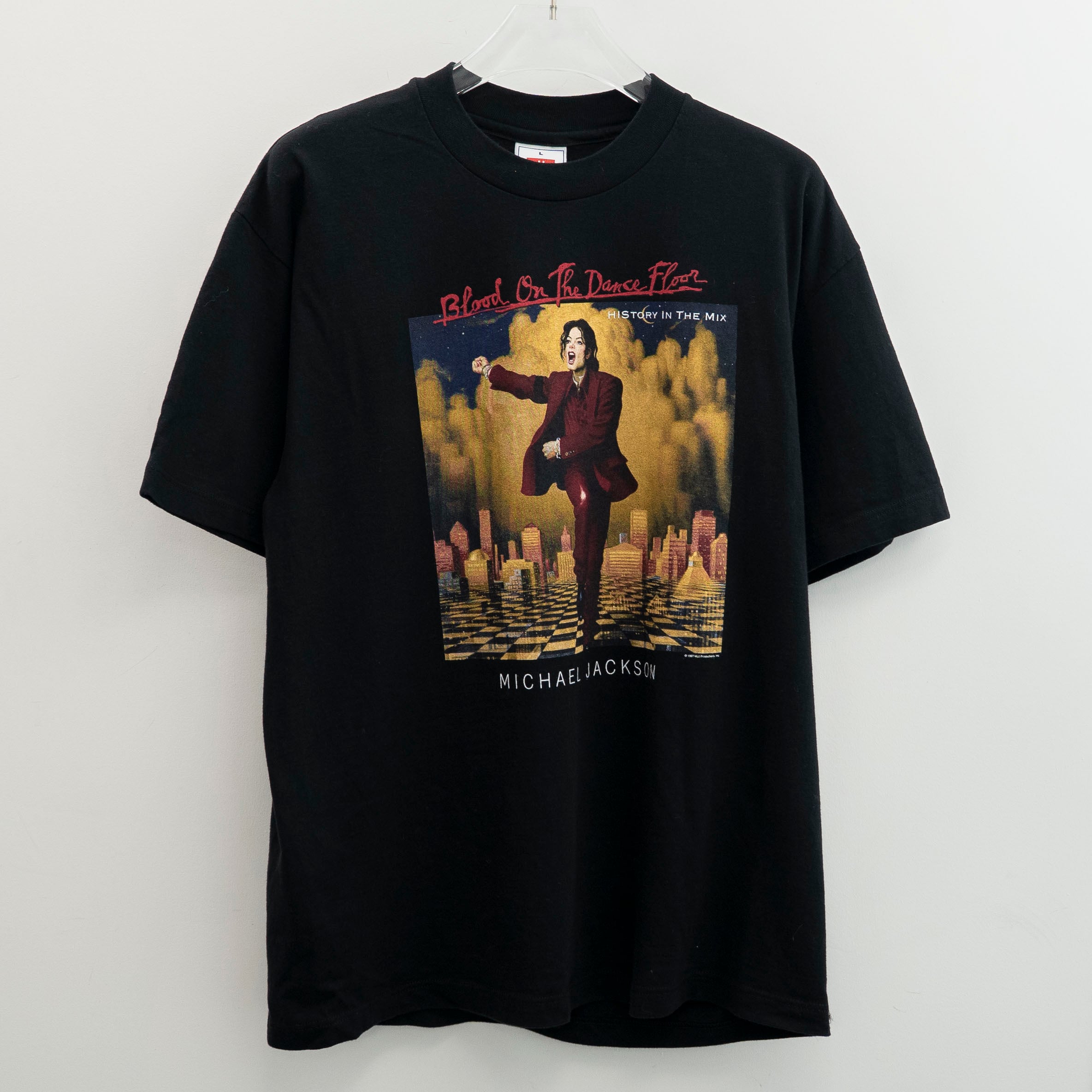 Michael Jackson " History In The Mix Back Ghost " Hanes L 【A8-426】