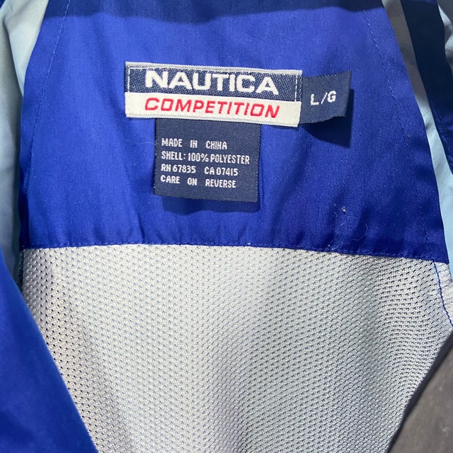 『送料無料』90s NAUTICA コンペティション ベンチレーション テックナイロンジャケット