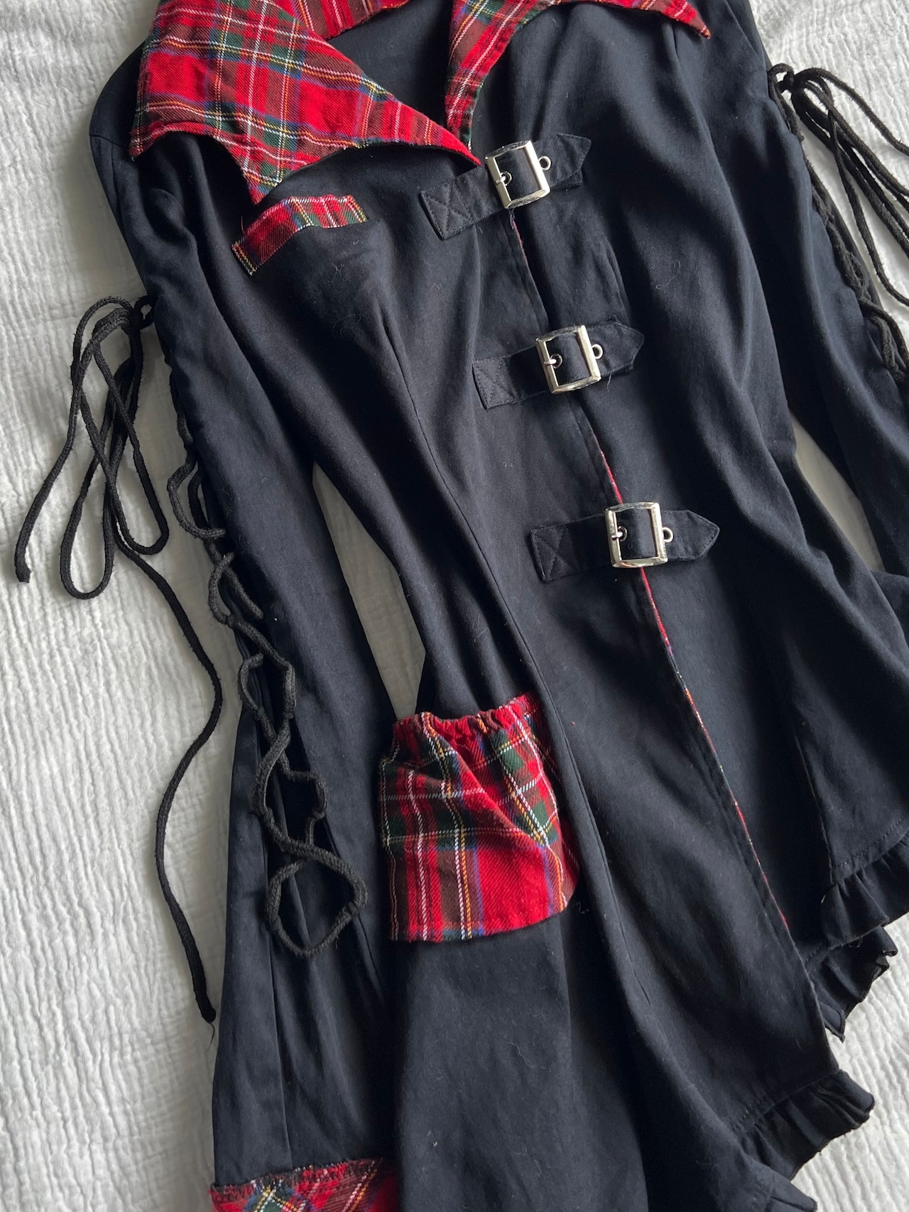 "BODYLINE" Bat Lace-up Jacket
