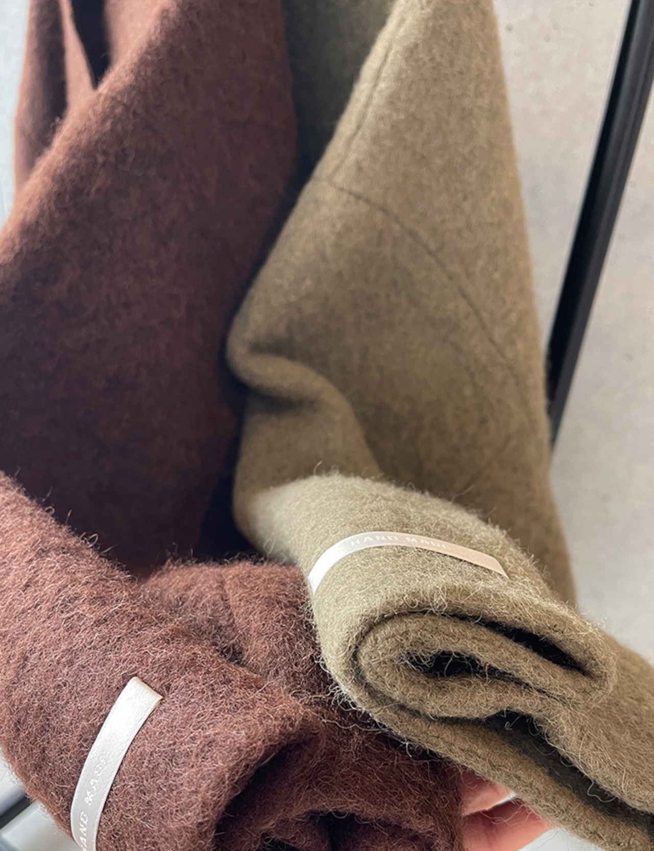 【新作5%OFF・3日間】Over-fit Half Wool Coat_Brown