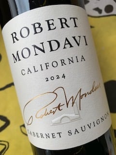 カリフォルニア カベルネ・ソーヴィニョン　2024　ロバート・モンダヴィ　赤ワイン
