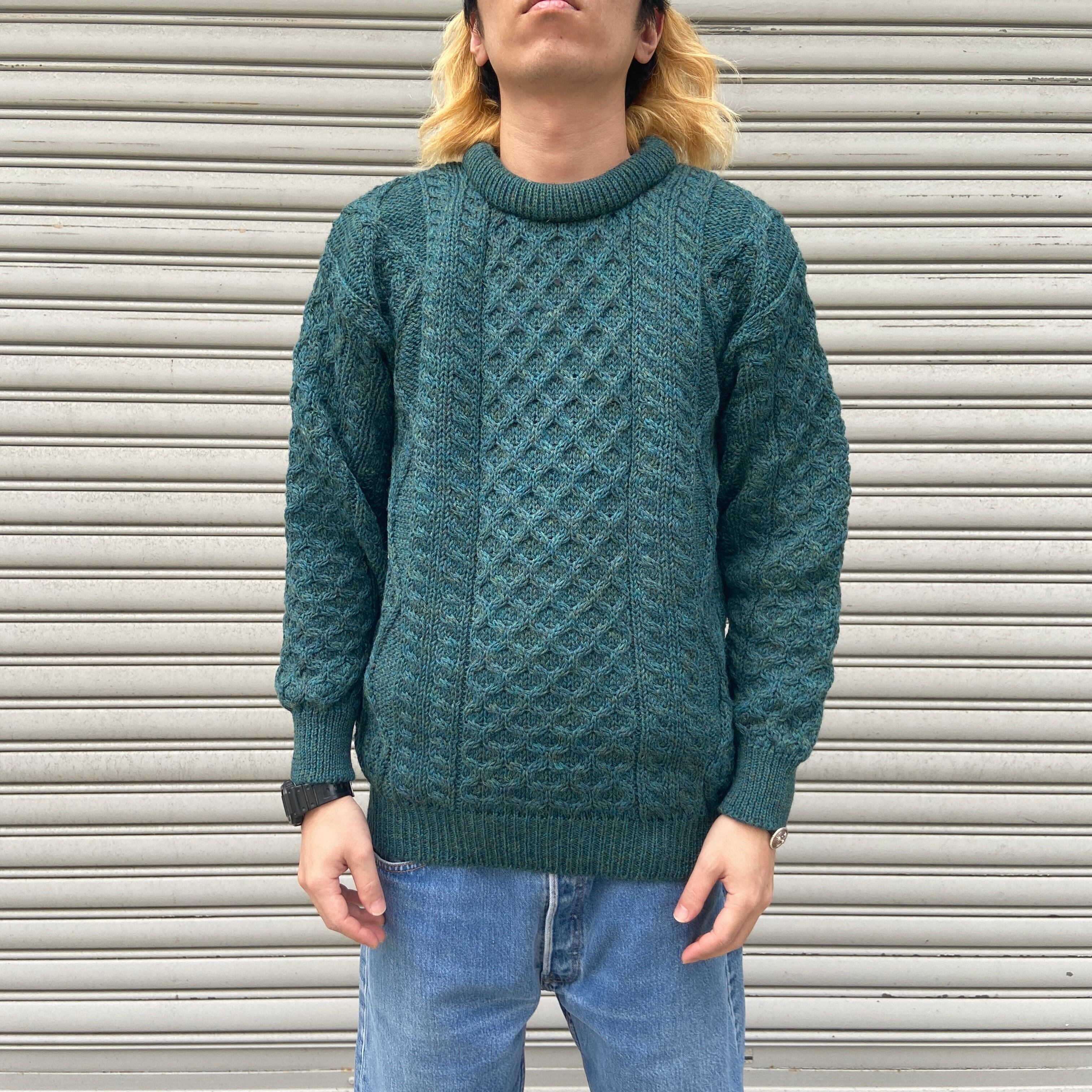 送料無料』デッドストック arancrafts フィッシャーマンセーター 