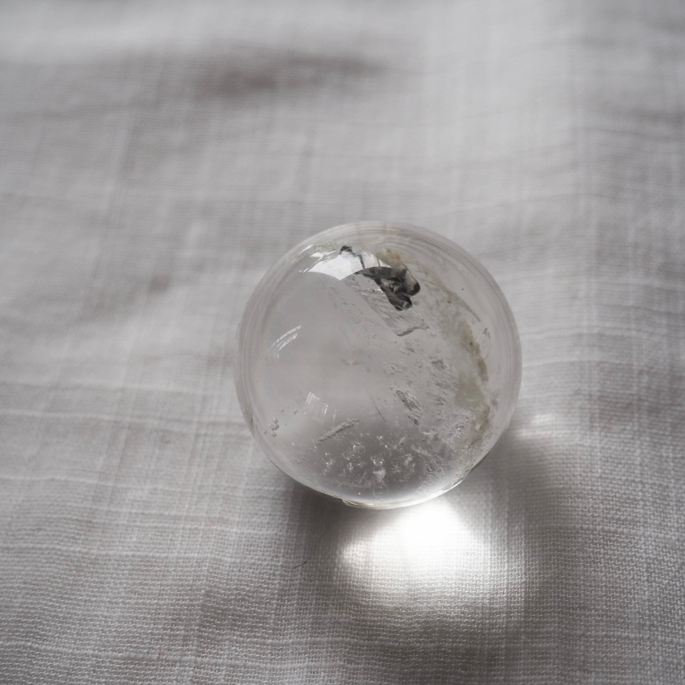 ブラジル産 レムリアンシード水晶丸玉（中） | mypebble