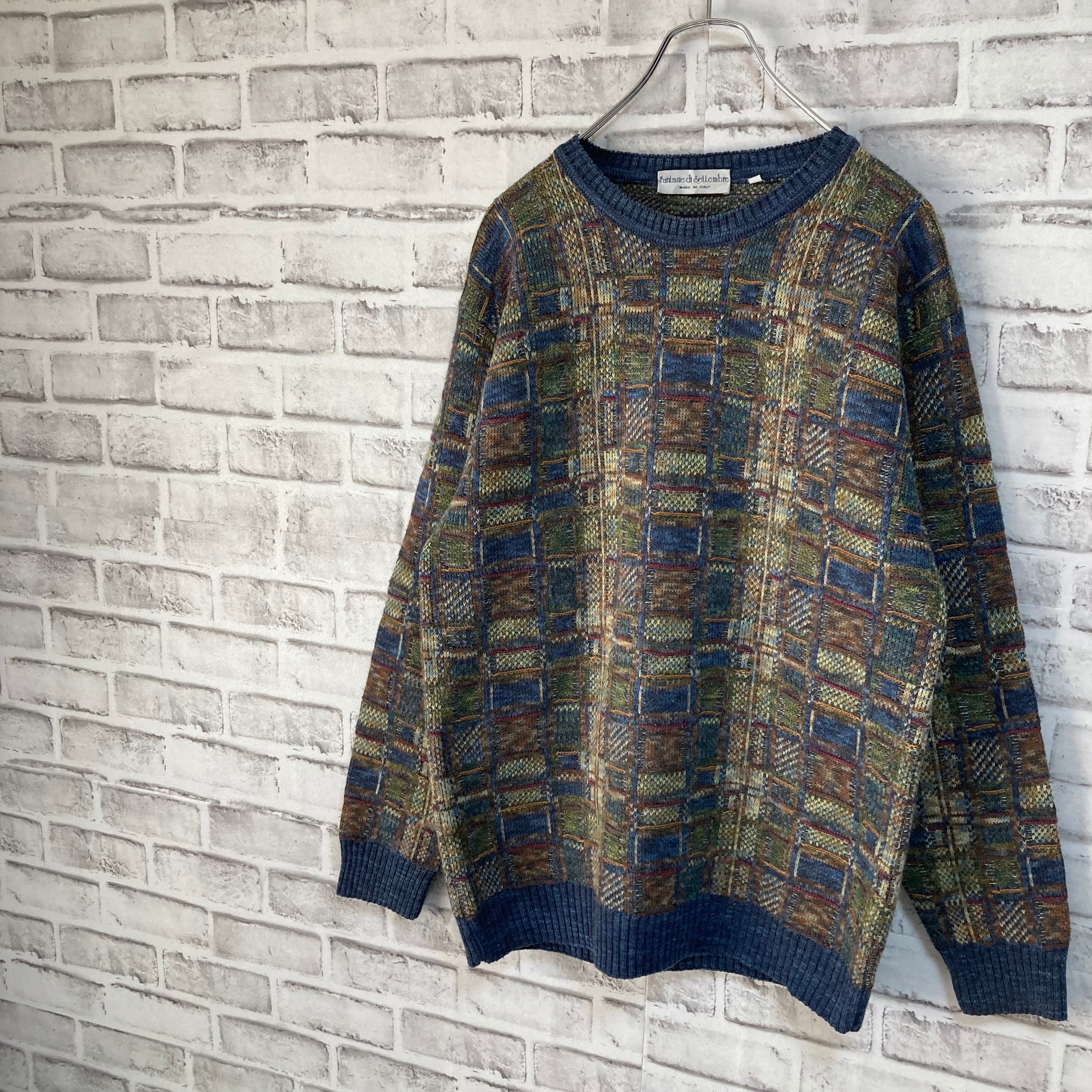 Fantasie di settembre】Design Knit L相当 Made in ITALY “EURO LINE