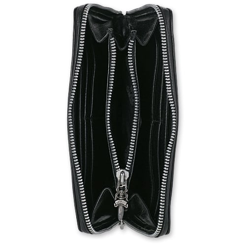 CHROME HEARTS クロムハーツ Wallet ウォレット 財布 レザー】REC F