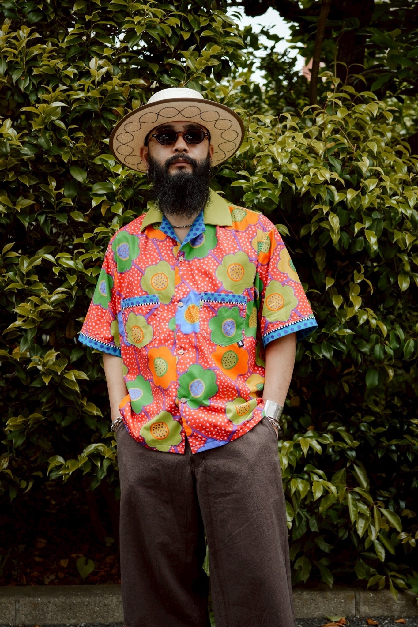 31 Flower Pattern Multi-Color S/S Shirt