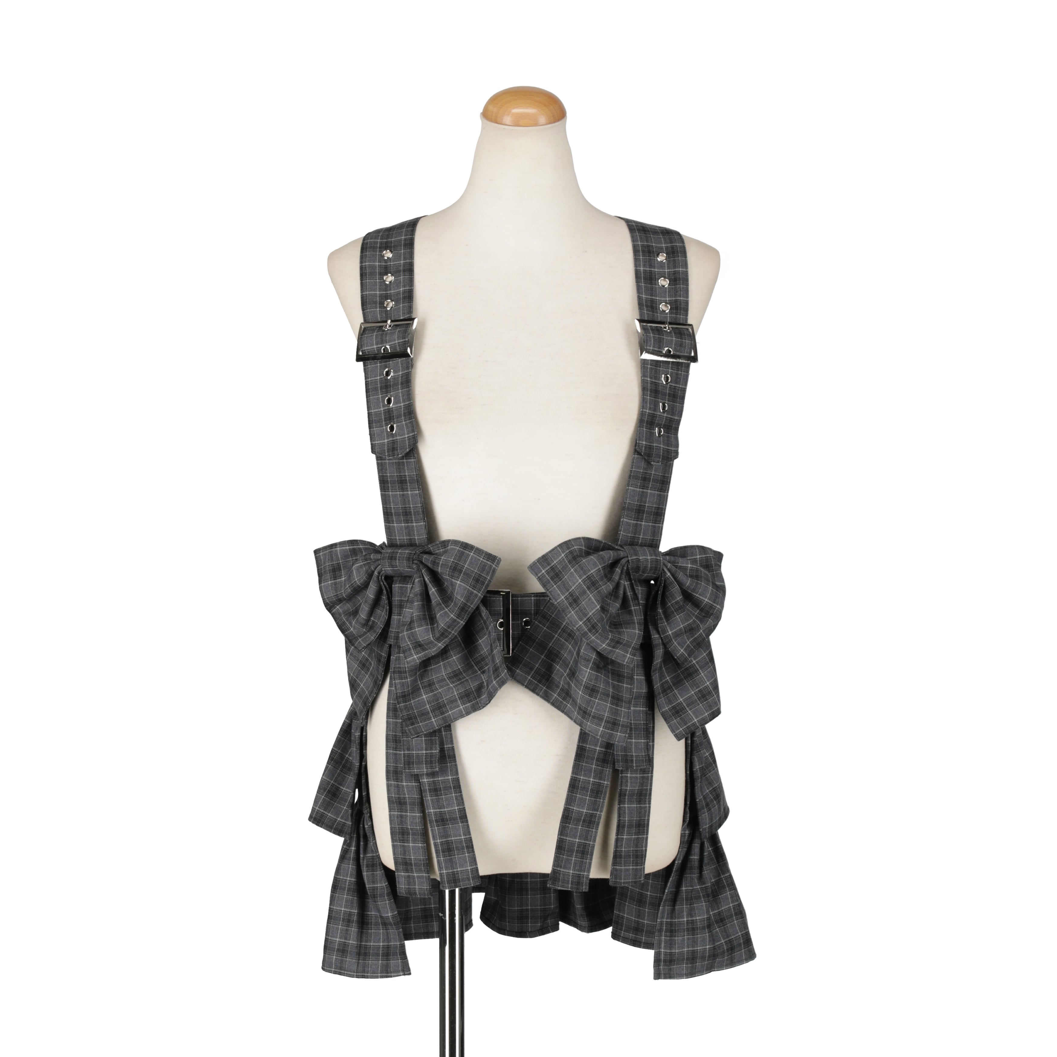 リボンハーネス GRAY CHECK