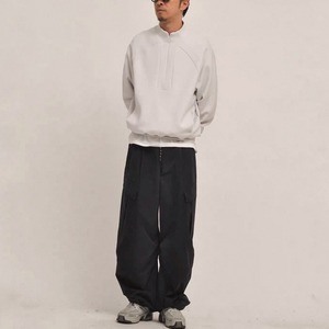 Half-zip mock neck pullover 1516