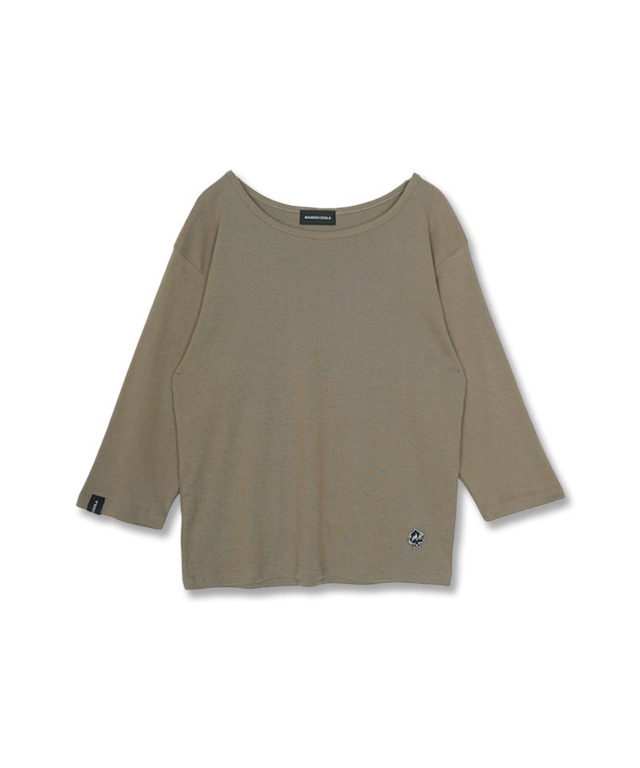 【直営限定ITEM】7/8レングスルーズTシャツ (KHAKI)　CQ-49065H