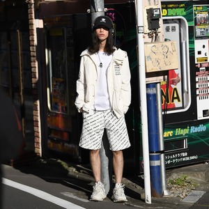 SALE 送料無料【HIPANDA ハイパンダ】男女兼用 ブルゾン UNISEX HIPANDA BLOUSON / WHITE