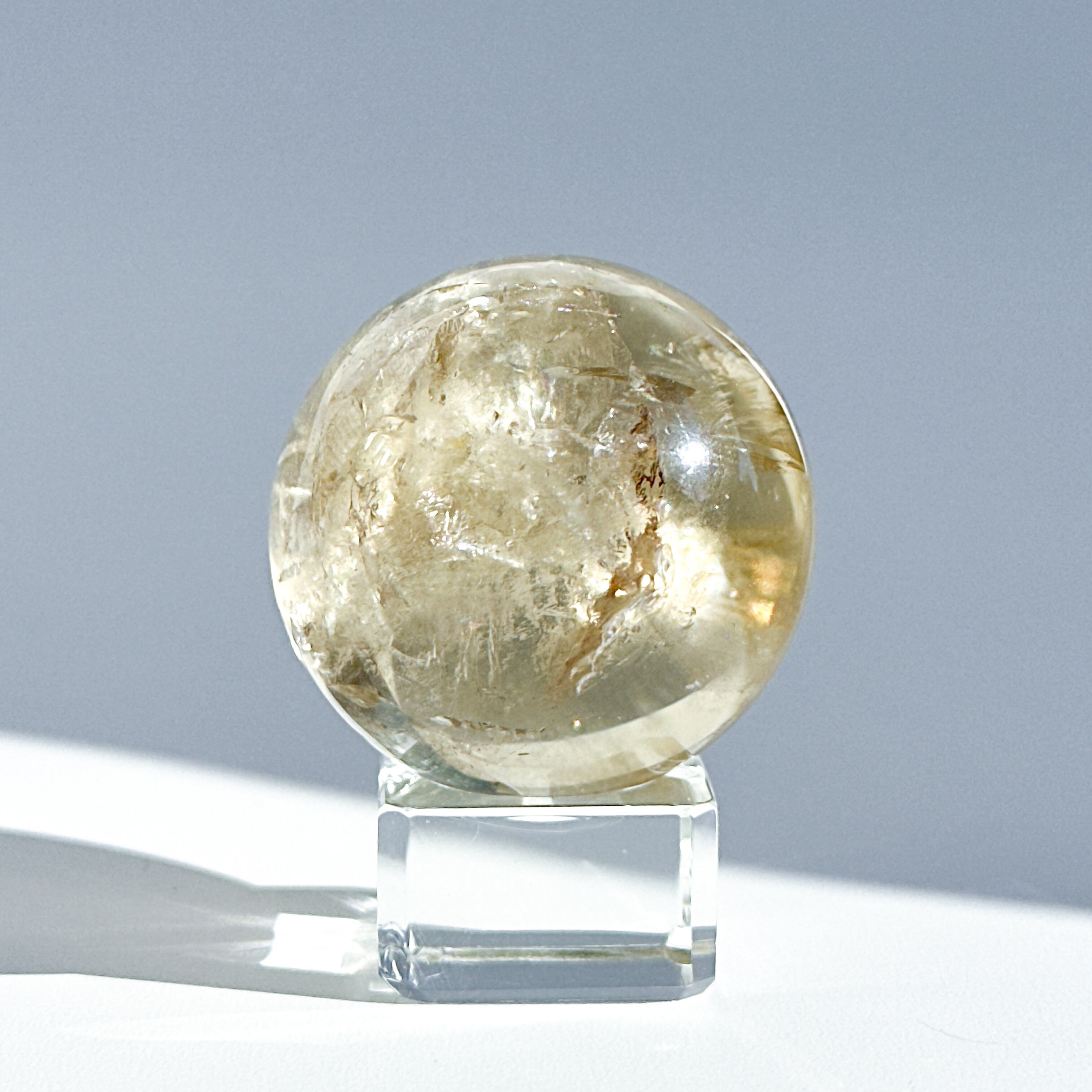 シトリン（黄水晶） スフィア13 ◇ Citrine ◇ 天然石・鉱物