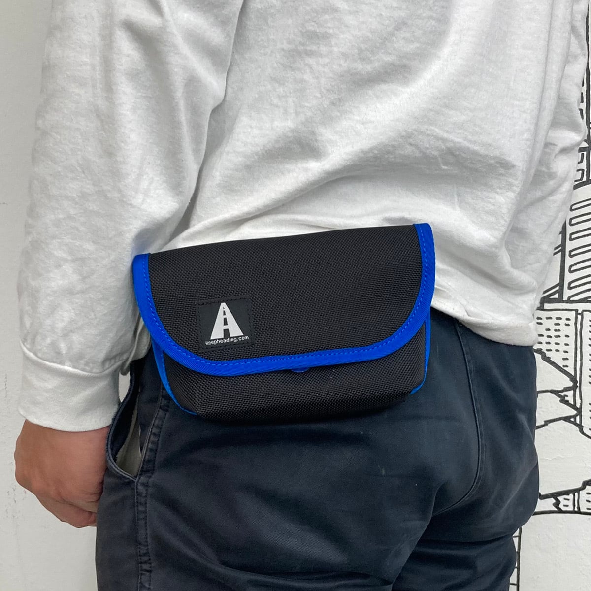 たかそー　ETCポーチ1 インチハンドルバー用 A BAMBINO -ベルトやハンドルに取り付けられるポーチ /Pouch that can