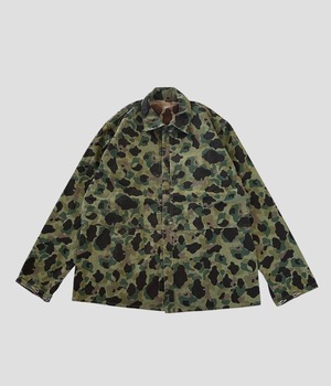 -USMC- Vintage 40s P-44 Duck Hunter Camo HBT Jacket