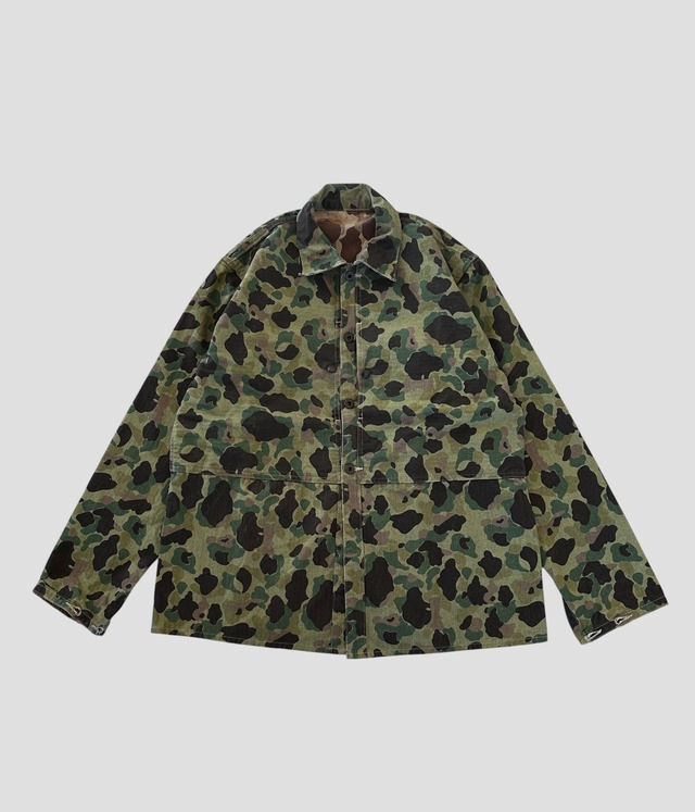 -USMC- Vintage 40s P-44 Duck Hunter Camo HBT Jacket