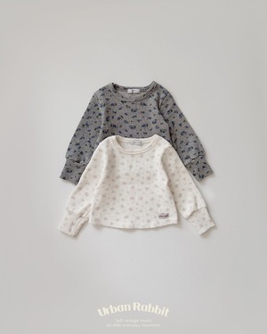 送料無料【予約】URBANRABBIT/Jr Flower Waffle T