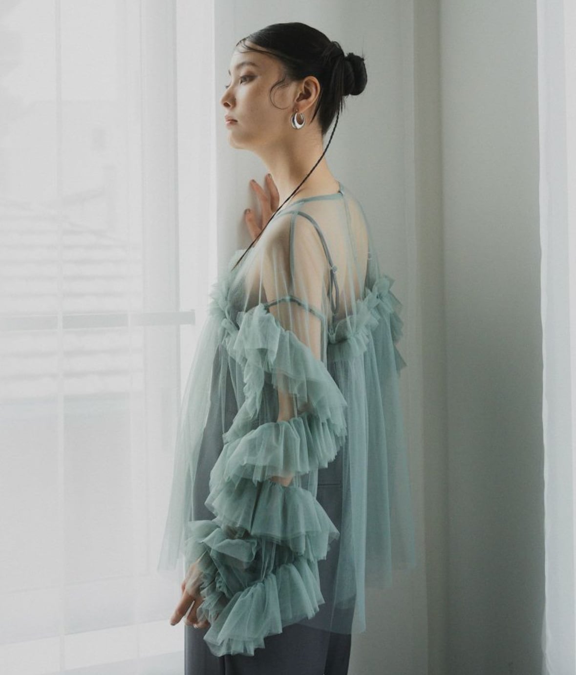 all in one × decorative tulle tops Decorative Tulle Tops / GREEN | kiddo.com