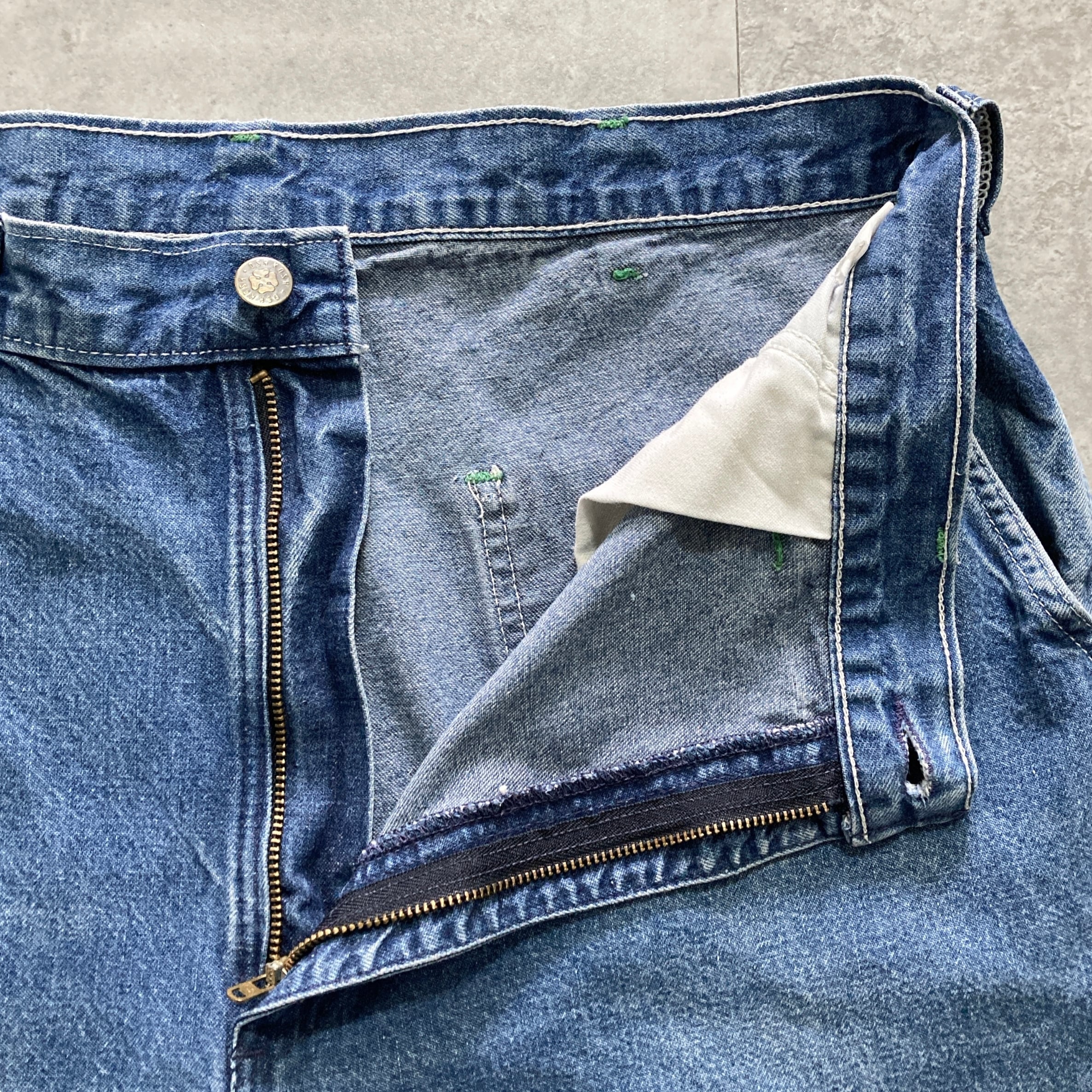 80s-90s】OSHKOSH オシュコシュ 42TALON タロンジッパー ロゴ刺繍 縦