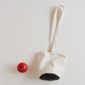 mini shoulder bag | round bottom gray