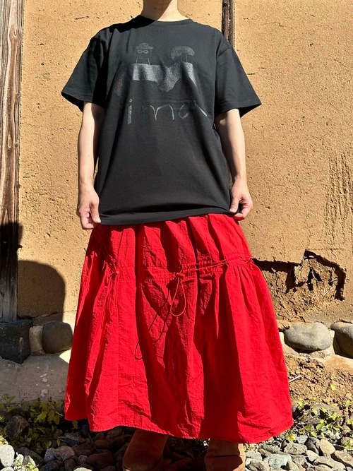 期間限定販売「どんな夜にもどこかに光が」Tシャツ（黒ボディー×黒インク）