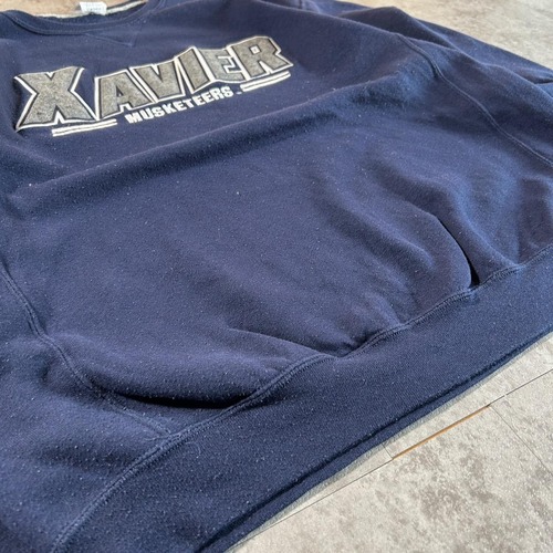 00s Russell V-neck カレッジ ネイビー Mid XL 詳細写真7