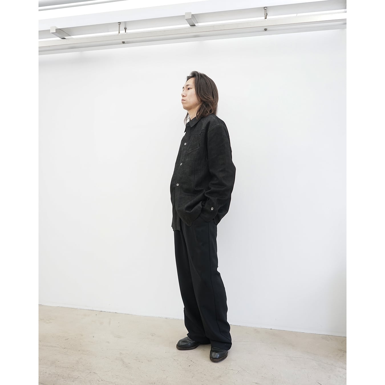 Professor.E ](プロフェッサーイー) 25FW-PE-TRL-01 Distressed Wool