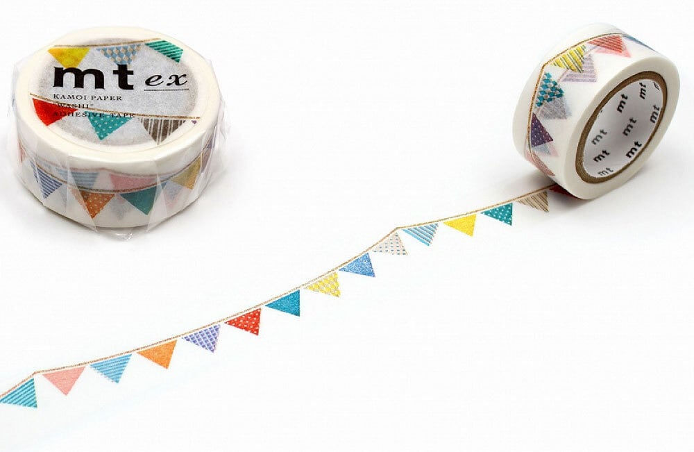mtマスキングテープ ex フラッグ ガーランドR | 文具雑貨 RAIN DROPS