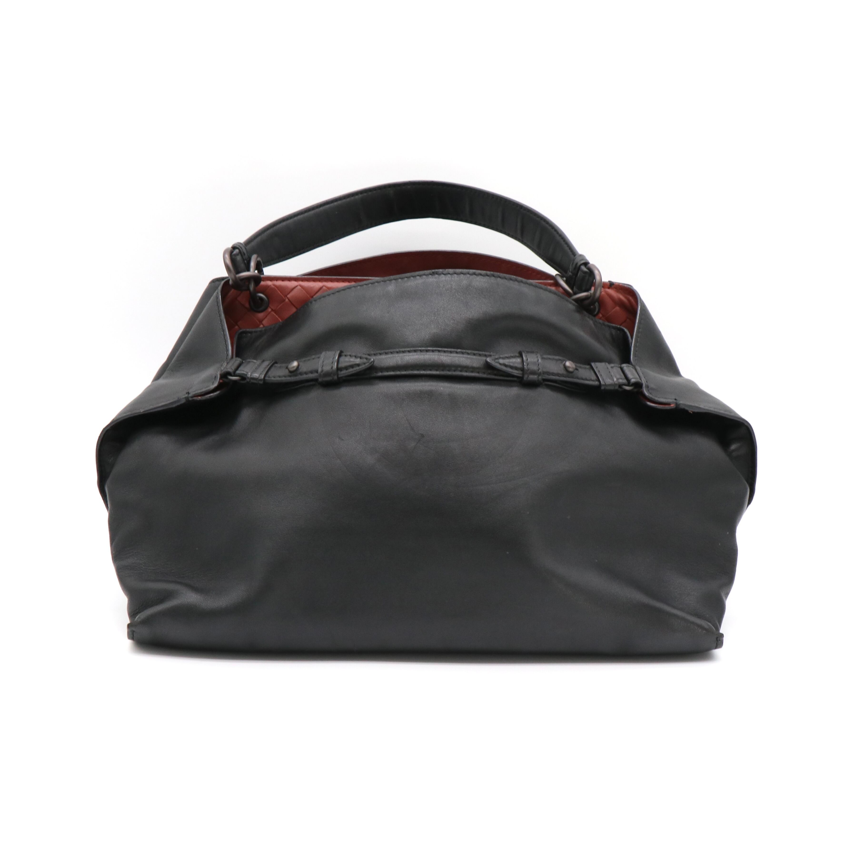 Bottega Veneta ブラック ハンドバッグ BOTTEGA VENETA ボッテガヴェネタ レザーバッグ ブラック | 2122