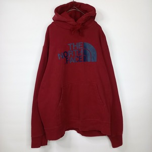 ノースフェイス　プルオーバー　スウェット　パーカー　フーディー　裏起毛　プリント