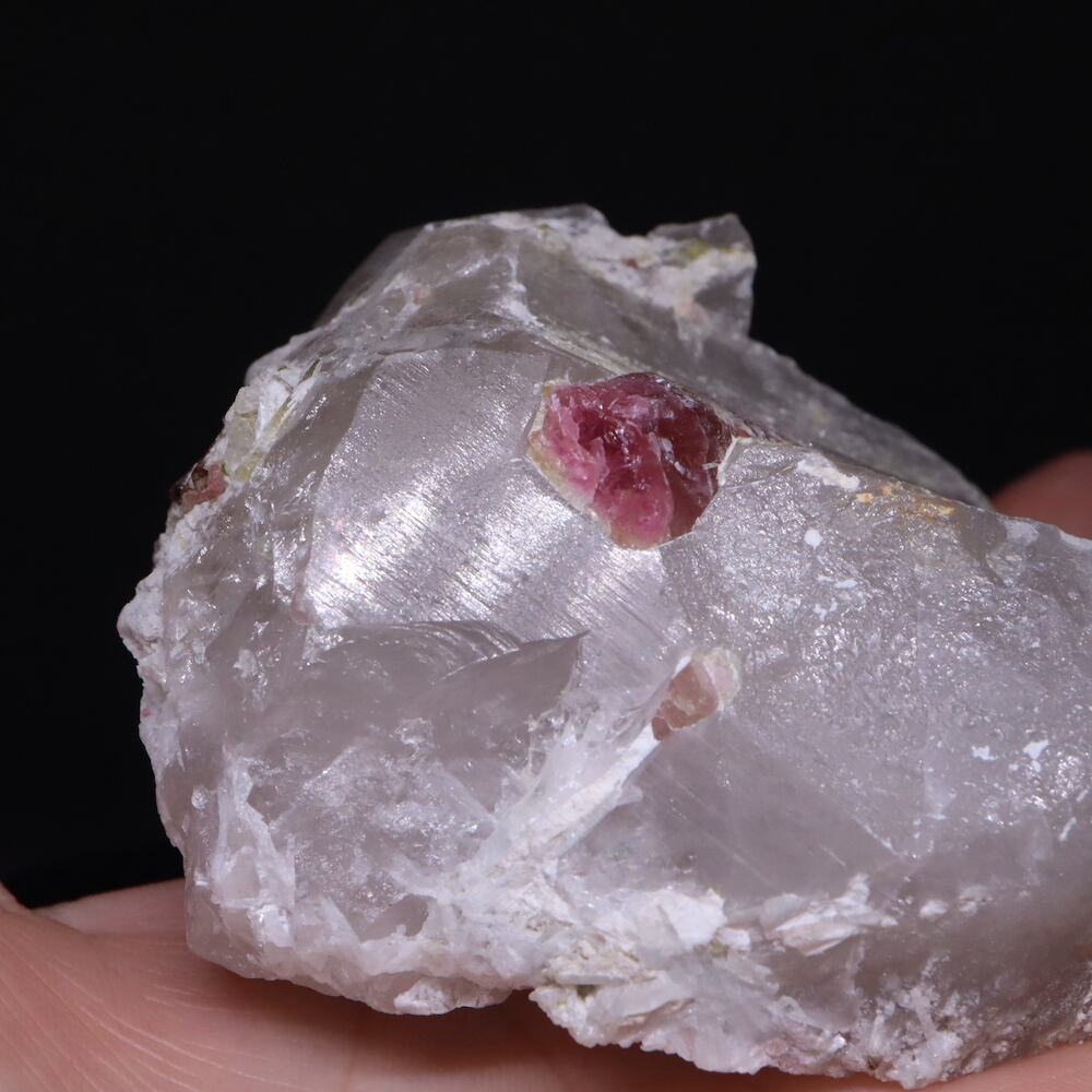 SALE※ ピンク トルマリン スモーキークォーツ 電気石 母岩付き 271g