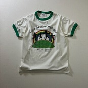 リンガーT　オズの魔法使い　両面プリント　Tシャツ　ホワイト　グリーン　M 古着