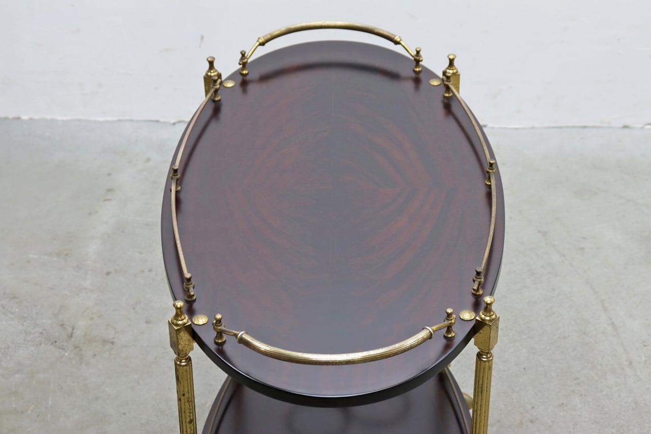 ヴィンテージ クラシカル トローリー キッチン ワゴン シェルフ