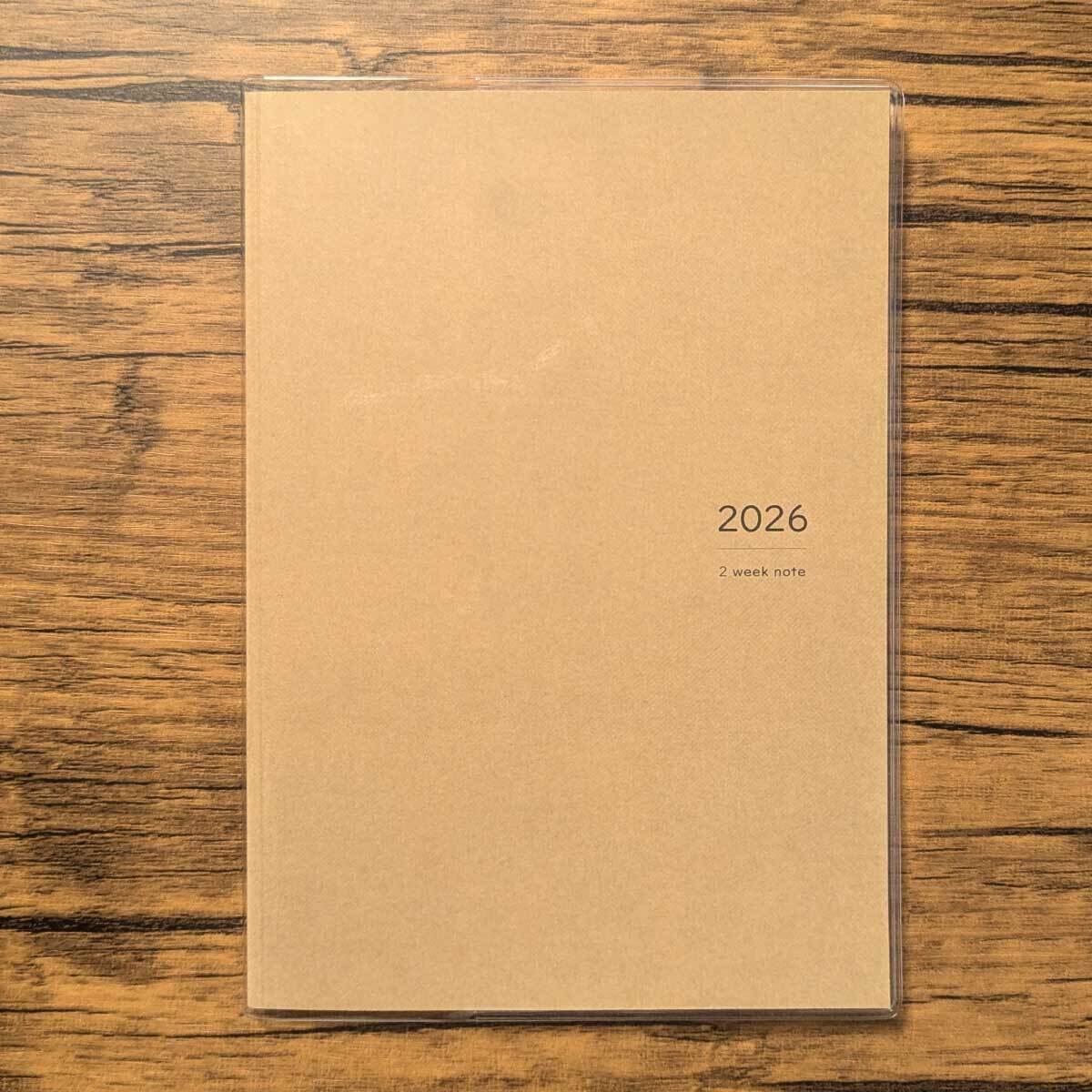 値下げ＞【2026年版】＜B6・2週間手帳-2Week note-＞4月始まりでも