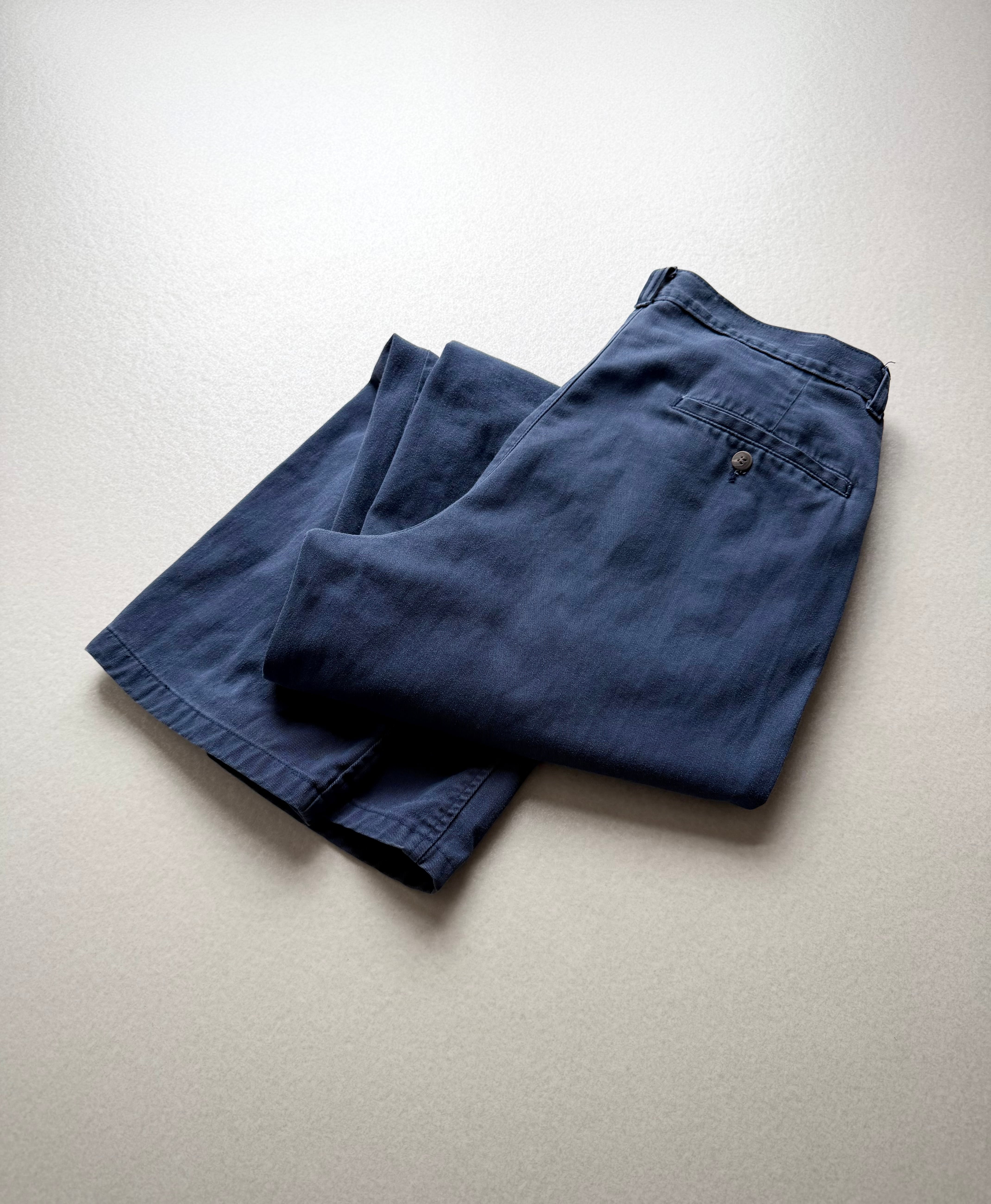 90s USA製 “ RALPH LAUREN ” POLO CHINO TROUSERS NAVY OLD VINTAGE