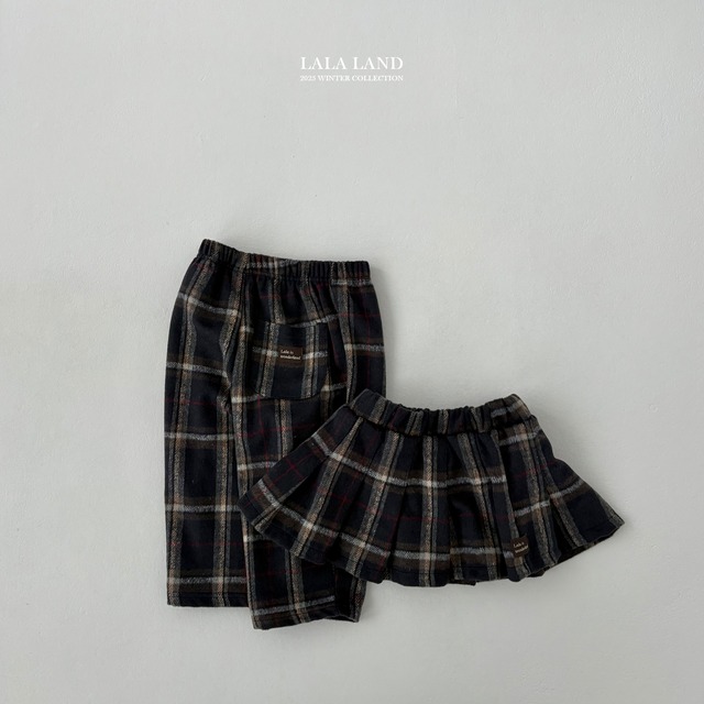 【予約】Baguette Check Skirt