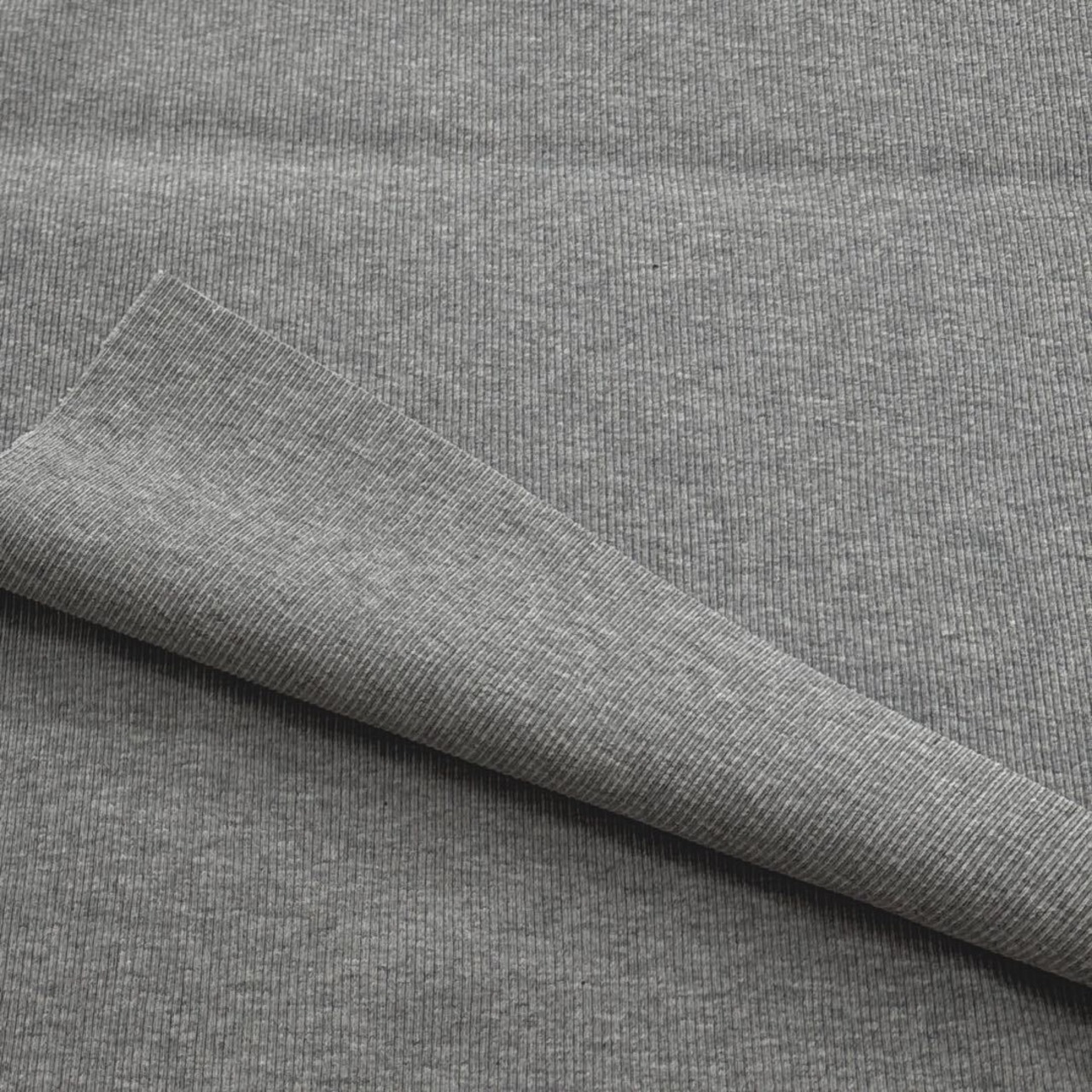 ★NO057◆3m◆SALE◆綿100%フライスニット生地◆グレー