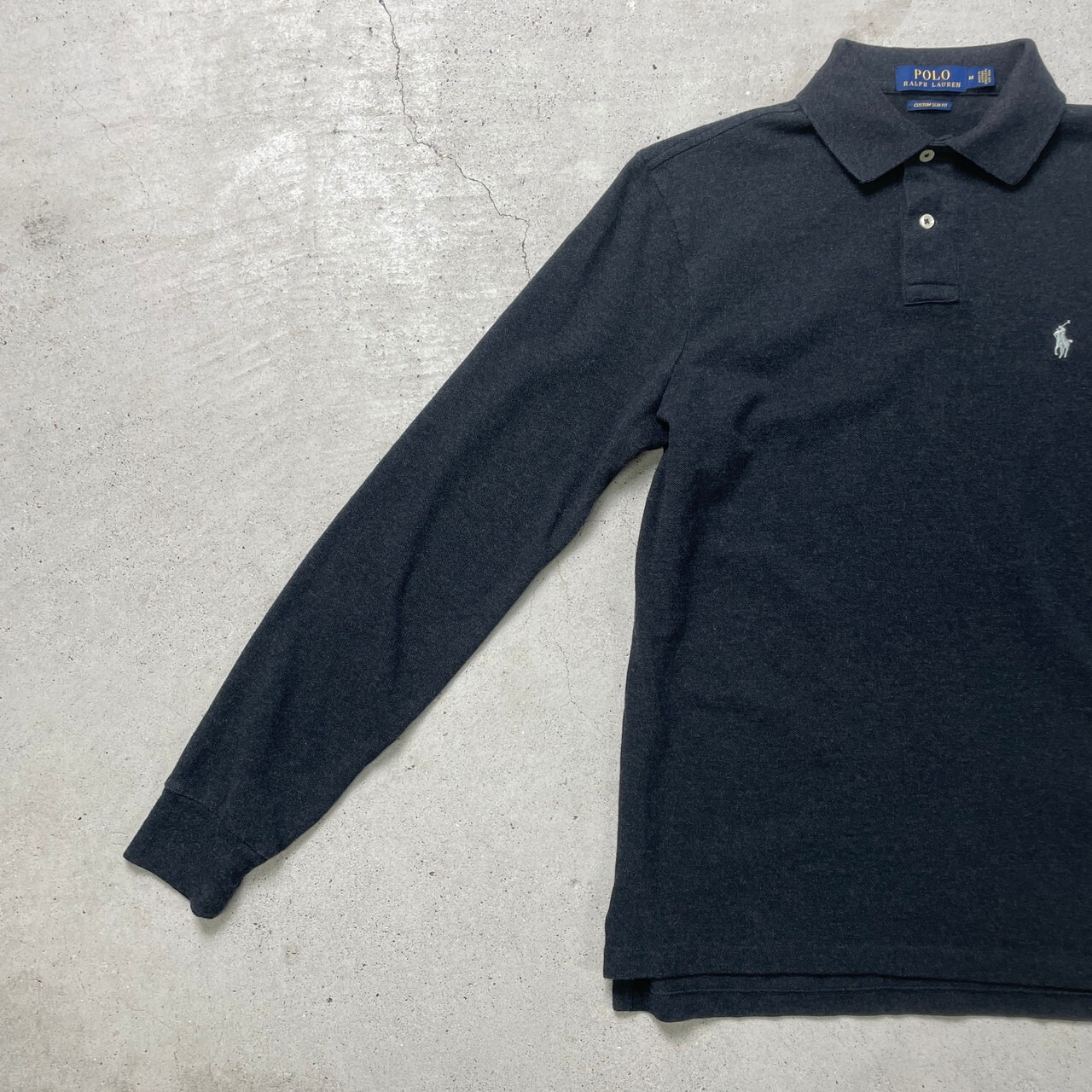 Polo Ralph Lauren ポロラルフローレン 長袖ポロシャツ メンズM 