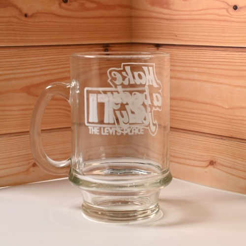 Vintage Levi's Advertising Soda Glass "IT'S"