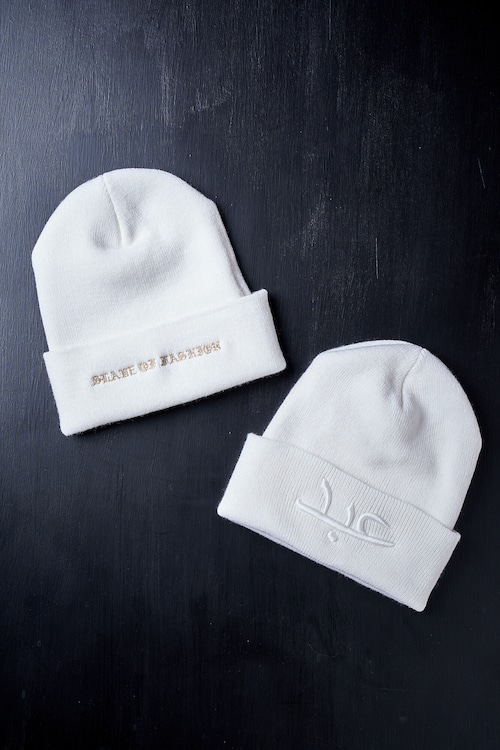 Arabian KNIT CAP 〈WHITE〉