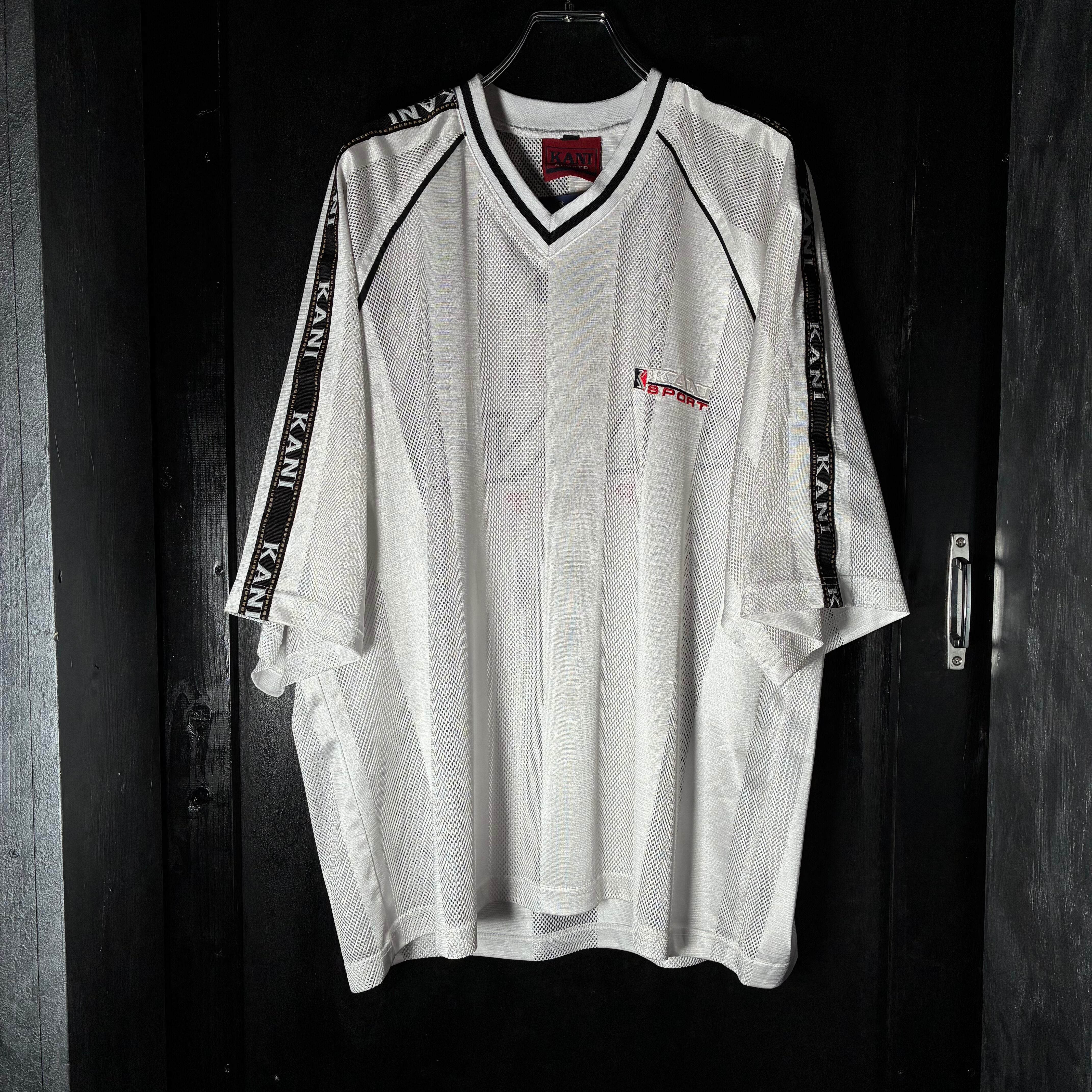 KARL KANI SPORTS GAME shirt white | 古着屋 the moon