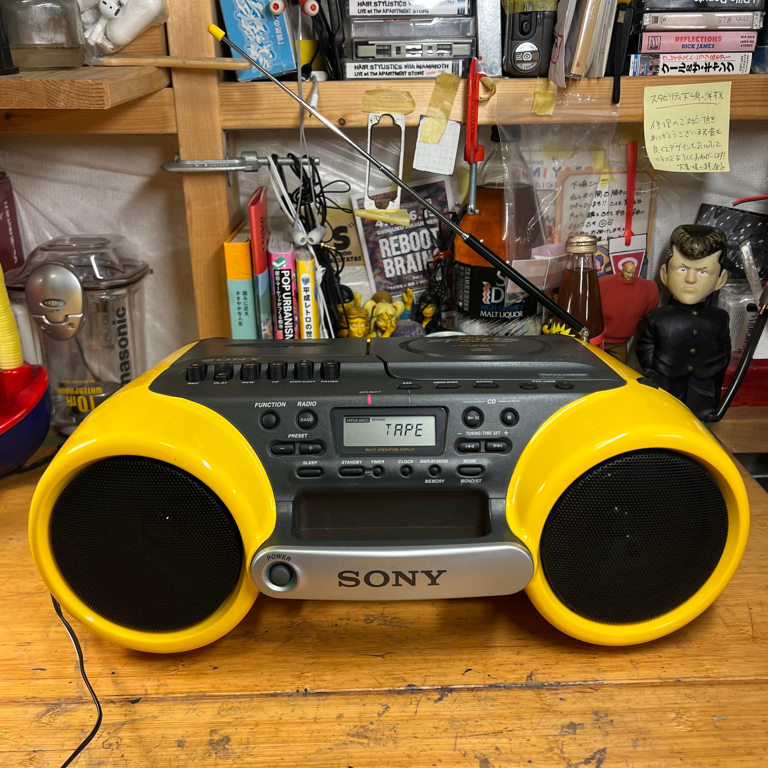 SONY SPORTS カセット プレーヤー ラジカセ 可動品 BOSE stability