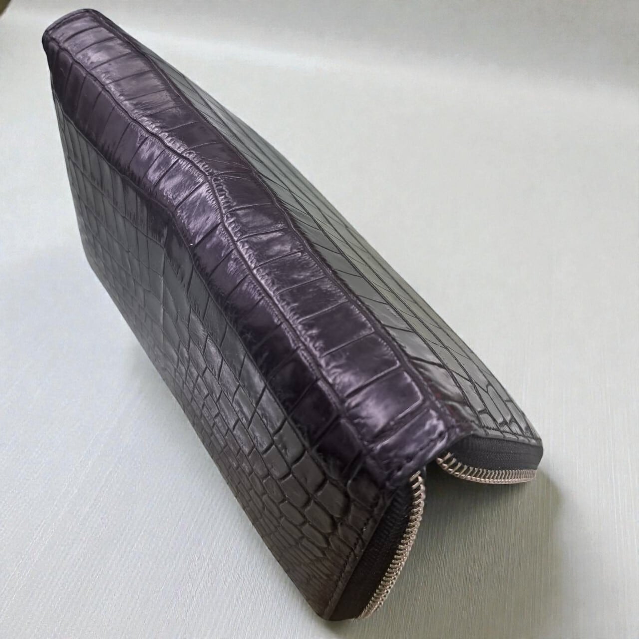 オンライン限定クロコ財布】 ～ハイブリリアントクロコダイル ラウンド