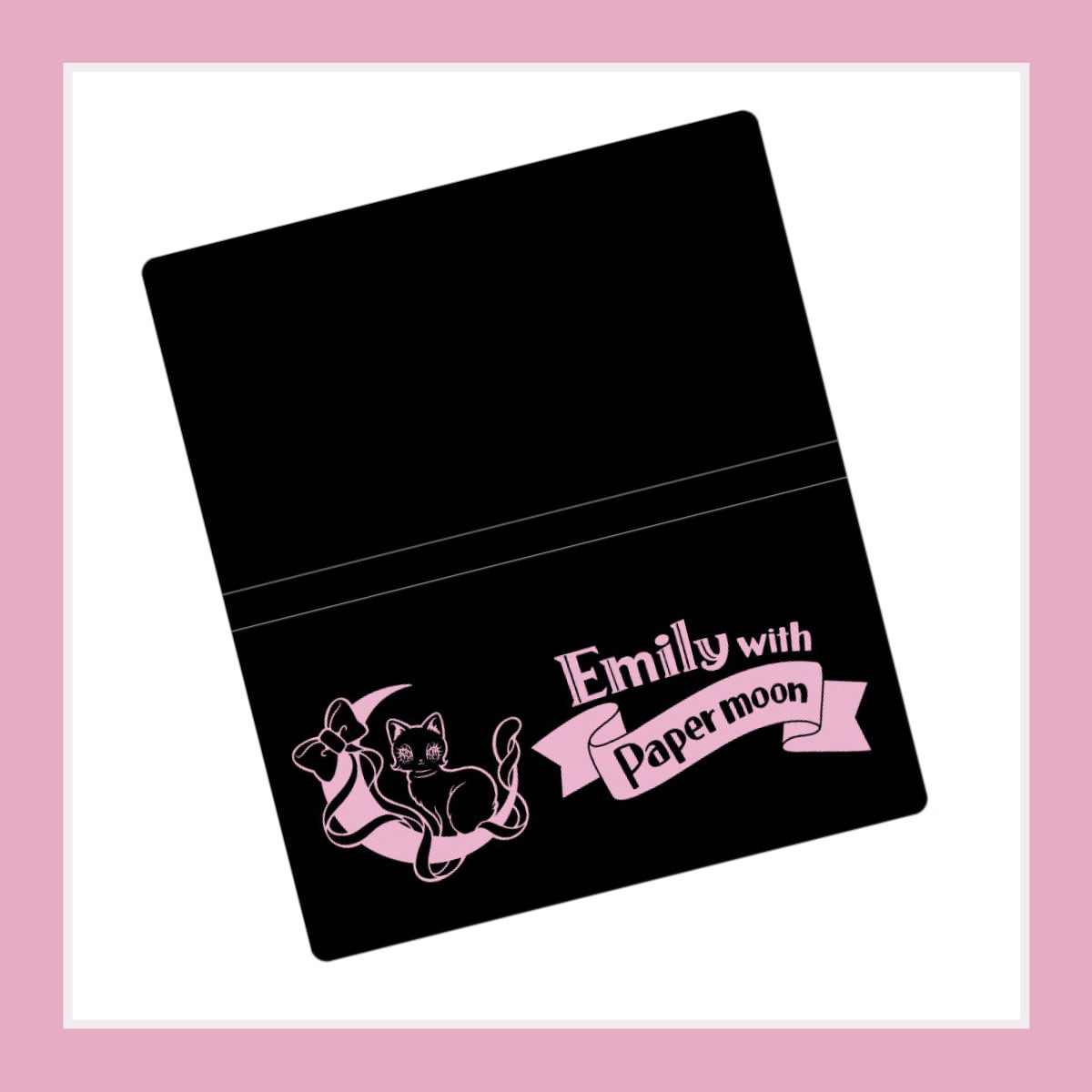 ロゴ入りチェキファイル(キャストのサイン・ランチェキ付き) | Emily with Paper moon ロゴ入りチェキファイル(キャストのサイン・ランチェキ付き) | Emily with Paper moon