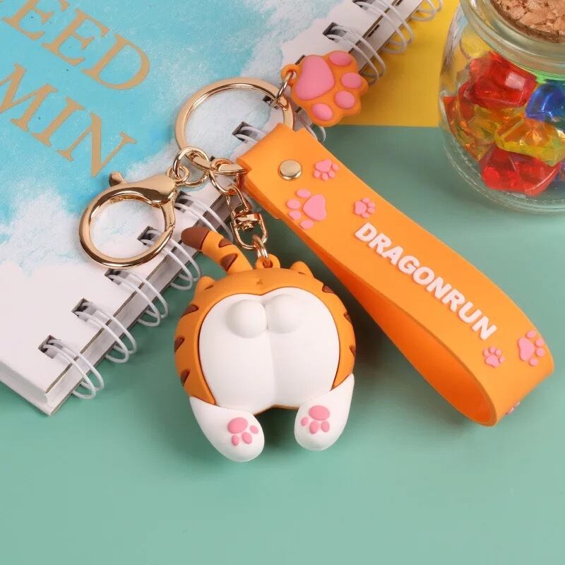 キュート猫おしりキーホルダー