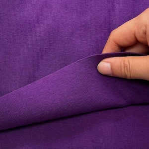 ★TB552◆1.9m◆ラスト1点‼◆SALE◆綿100%フライスニット生地◆パープル
