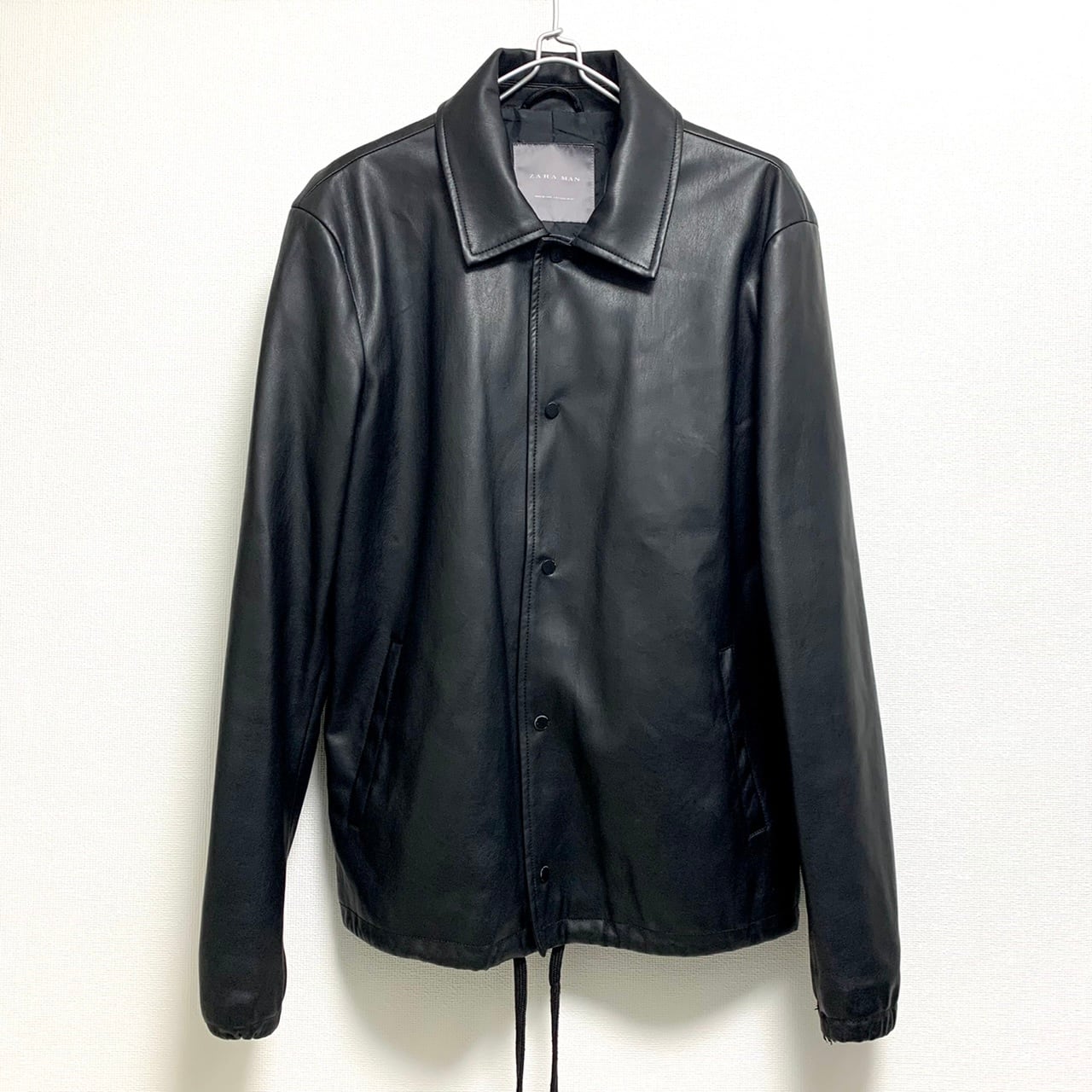 ZARA MAN レザーコーチジャケット レザージャケット ライダース ZARA MAN レザーコーチジャケット レザージャケット ライダース
